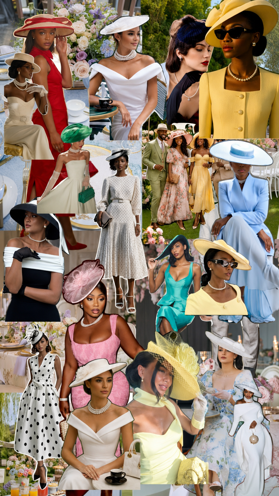 High tea — ladies attire inspiration